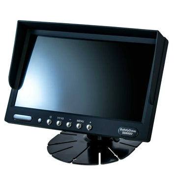 Safety Dave 7β Monitor Rear View Camera Kit - Heavy Duty - Square Black Camera - 92Β° AHD - Brixton 4x4 - Buy Online Now!